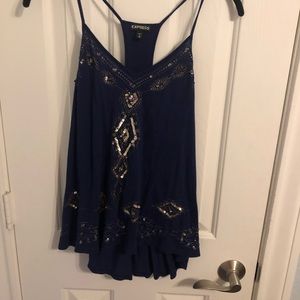 Bedazzled tank top